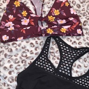 (2) PINK Ultimate Sports Bras